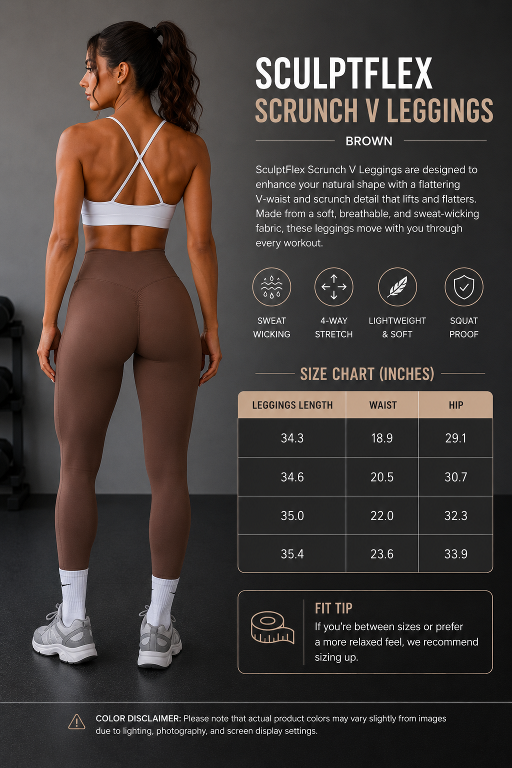 SculptFlex Scrunch V Leggings